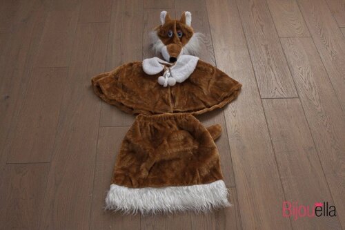 Дитячий костюм трійка лисичка для дівчинки карнавальний костюм для дитячого ранку р 110