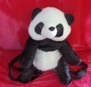 Дитячий рюкзак панда 30 см рюкзак у вигляді плюшевої іграшки
