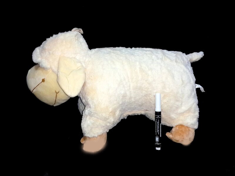 Дитяча подушка овечка 52 * 43 см м'яка плюшева іграшка для дітей від компанії Інтернет магазин "Megamaks" - фото 1