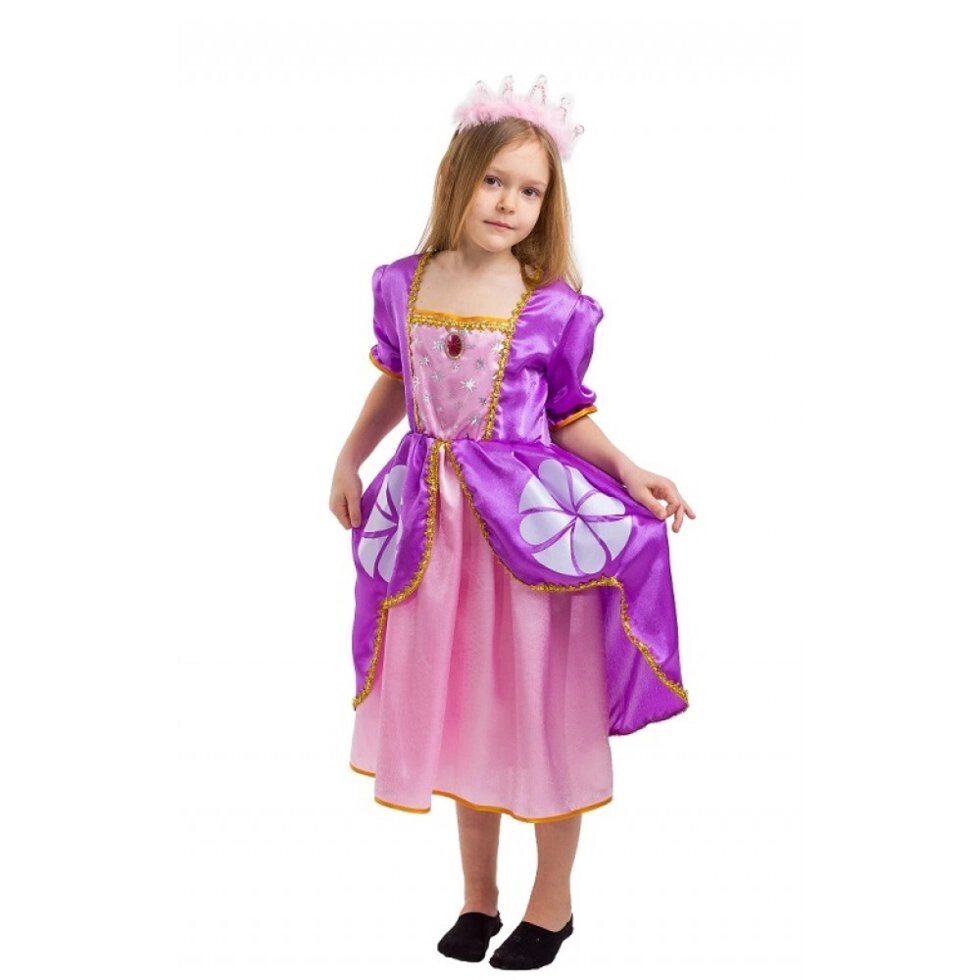 Дитячий карнавальний костюм принцеси Софії на ранок маскарад від компанії Інтернет магазин "Megamaks" - фото 1