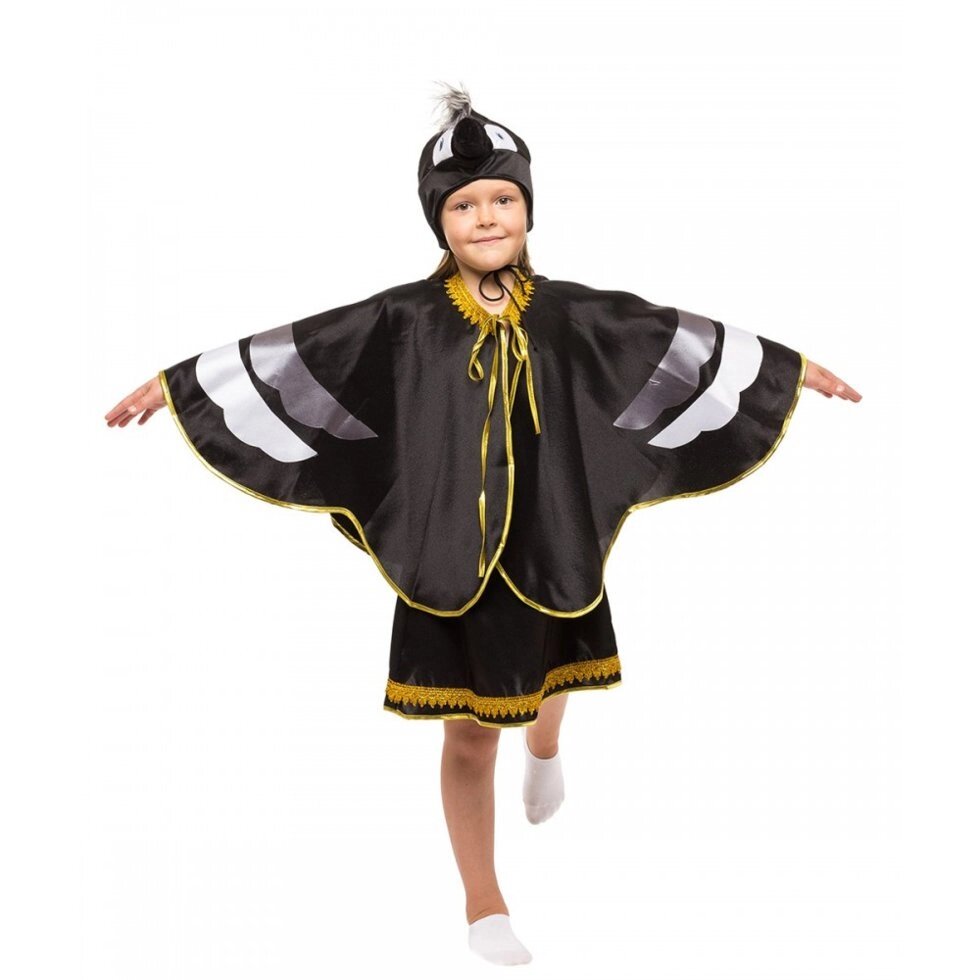 Дитячий карнавальний костюм Ворони для дівчинки від компанії Інтернет магазин "Megamaks" - фото 1