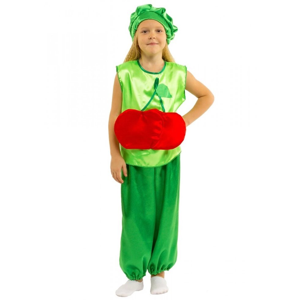 Дитячий костюм Вишня Вишенька карнавальний в школу дитячий сад від компанії Інтернет магазин "Megamaks" - фото 1
