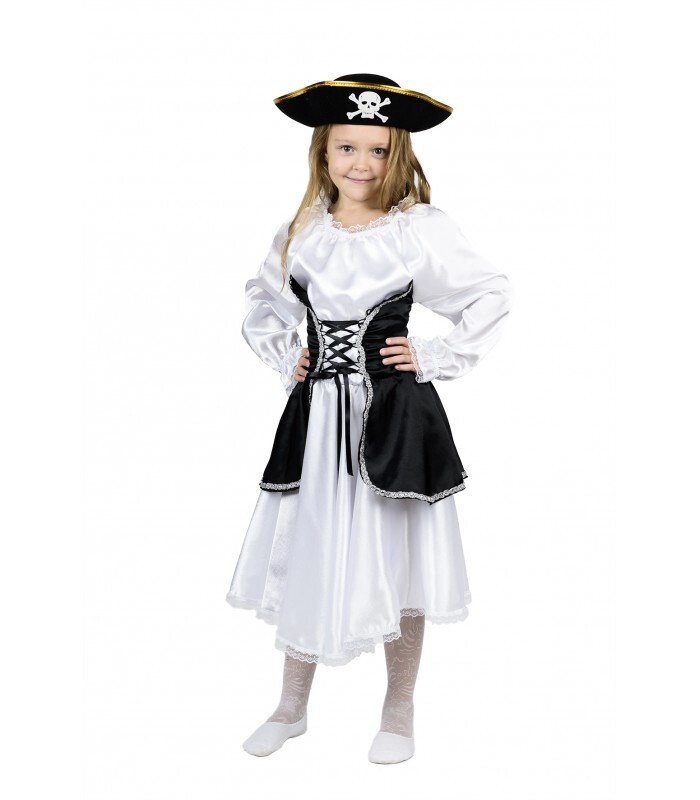 Дитячий маскарадний комплект дівчинки-Піратки, костюм на новорічний карнавал від компанії Інтернет магазин "Megamaks" - фото 1