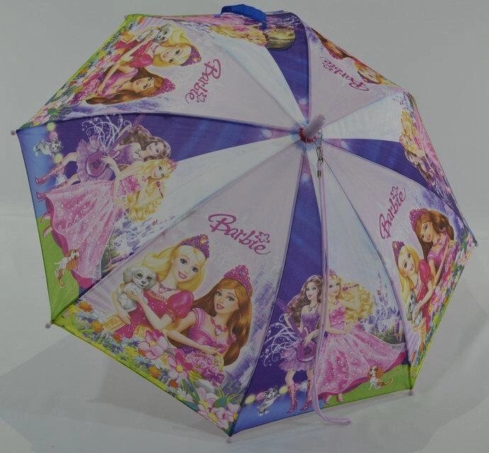 Дитячий парасольку Барбі (пластикові спиці) dl від компанії Інтернет магазин "Megamaks" - фото 1