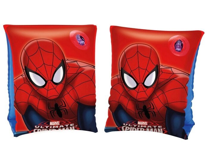 Для мальчиков нарукавники для плавания 23х15 см Spider-Man от 3 до 6 лет Человек-паук Bestway 98001 від компанії Інтернет магазин "Megamaks" - фото 1