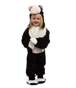 Для малюків комбінезон чорного котика 0.5-2.5 років піжаму для діток тканину - хутро маскарадний костюм