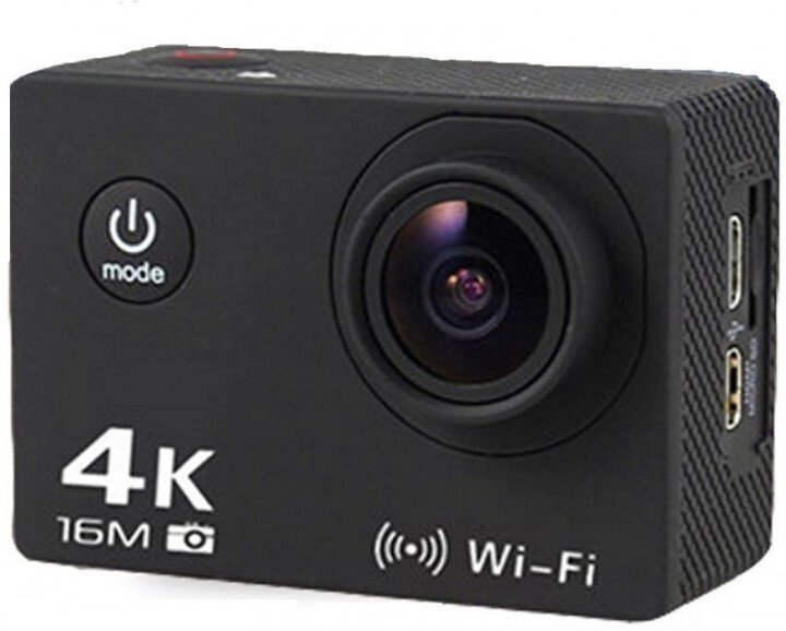 Екшн камера AT 30R SENSOR 4к wi-fi чорна від компанії Інтернет магазин "Megamaks" - фото 1