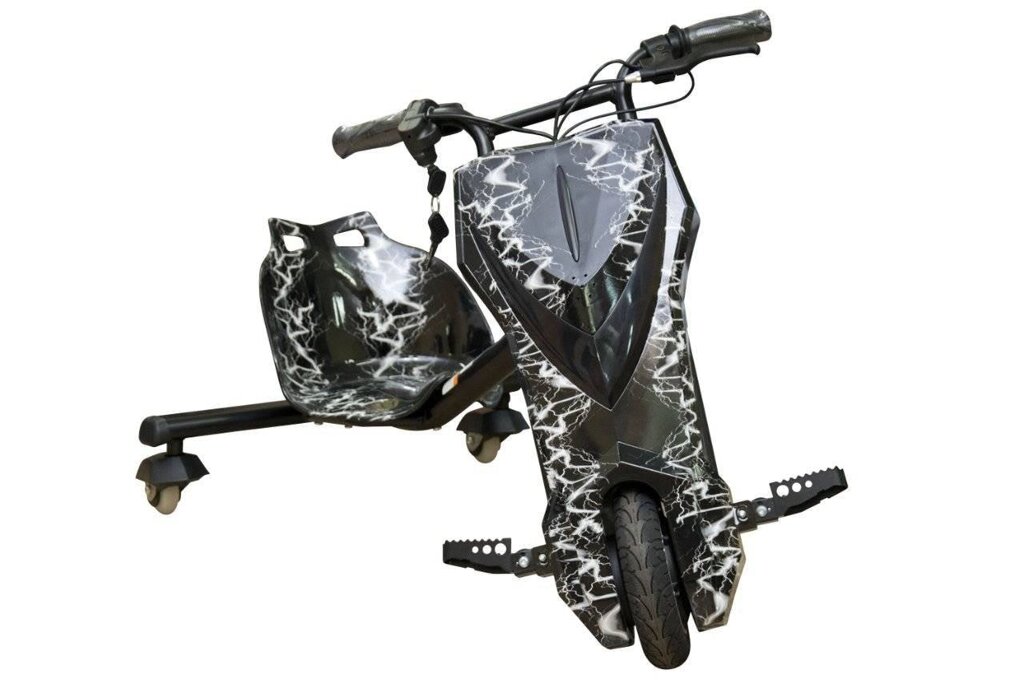 Електро скутер для рейдерів Drift Cart Windtech 8 "Crazy Bug блискавка від компанії Інтернет магазин "Megamaks" - фото 1