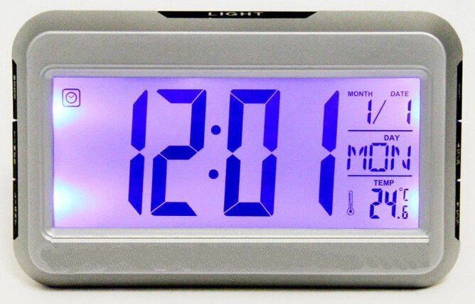 Електронні настільний годинник КК 2616 будильник календар від компанії Інтернет магазин "Megamaks" - фото 1