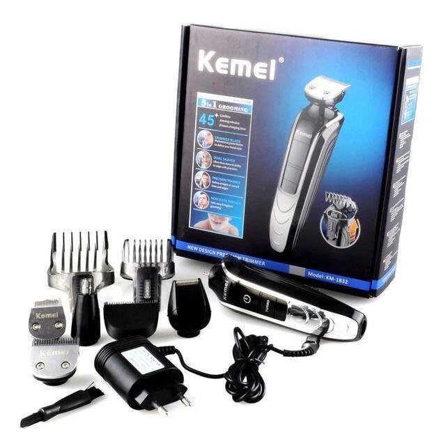 Функциональная машинка для стрижки волос Kemei LFQ-KM 1832 машинка для дома від компанії Інтернет магазин "Megamaks" - фото 1