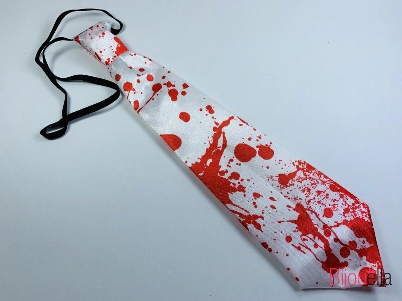 Галстук с кровью светящийся аксессуар для Хеллоуина від компанії Інтернет магазин "Megamaks" - фото 1