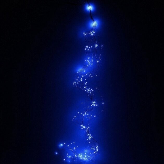 Гірлянда кінський хвіст Xmas світлодіодна гірлянда 200 led синя від компанії Інтернет магазин "Megamaks" - фото 1