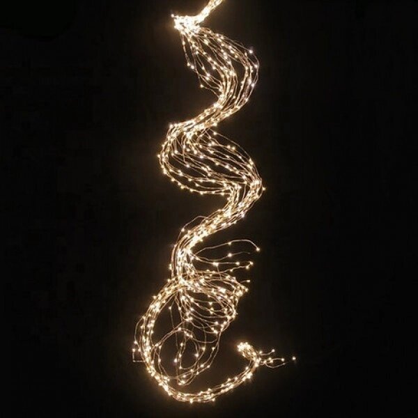 Гірлянда кінський хвіст Xmas світлодіодна гірлянда 200 led теплий білий від компанії Інтернет магазин "Megamaks" - фото 1