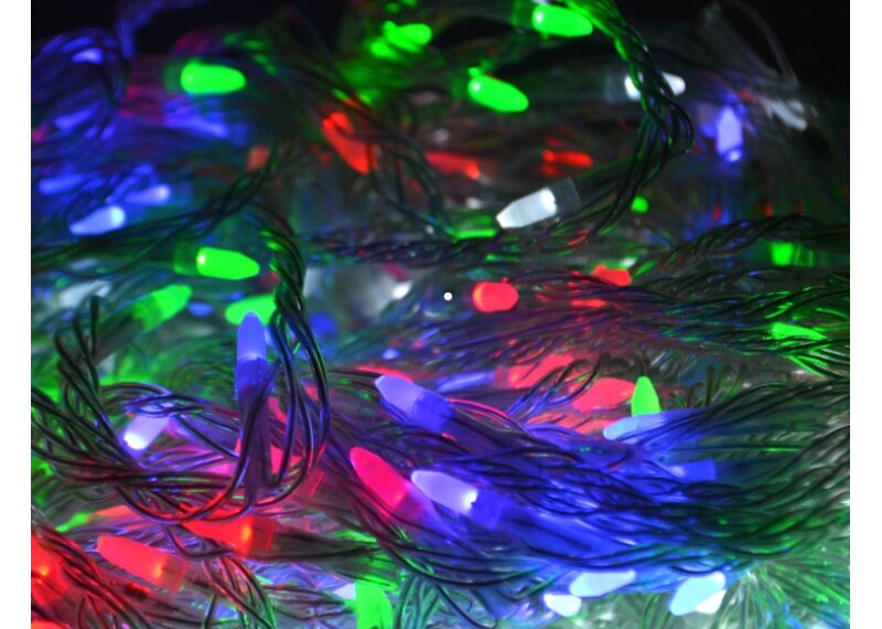 Гірлянда Xmas LED Водоспад 3M * 3M 480-WW різнобарвна від компанії Інтернет магазин "Megamaks" - фото 1