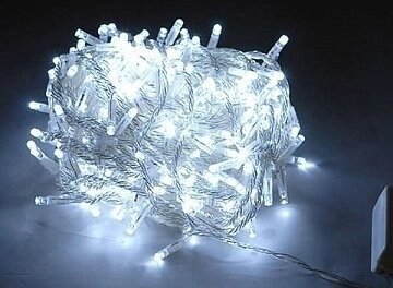 Гірлянда яскрава новорічна Xmas LED 300 білий від компанії Інтернет магазин "Megamaks" - фото 1