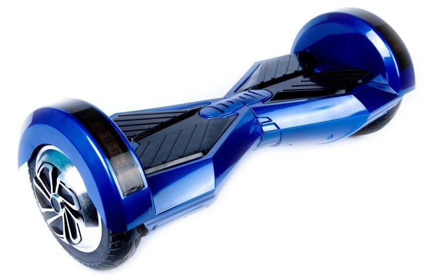 Гіроскутер Smart Balance синій блиск восьмидюймові колеса від компанії Інтернет магазин "Megamaks" - фото 1