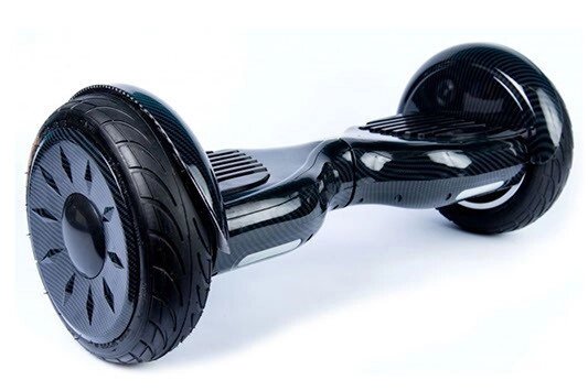 Гіроскутер зі збільшеним розміром коліс 10.5 дюймів Smart Balance Wheel чорний карбон від компанії Інтернет магазин "Megamaks" - фото 1