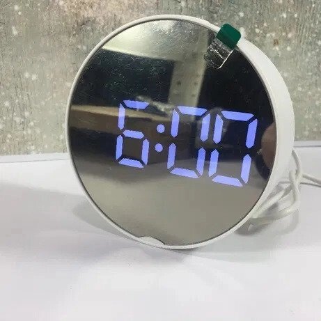 Годинники дзеркало електронні DT-6505 круглі від компанії Інтернет магазин "Megamaks" - фото 1
