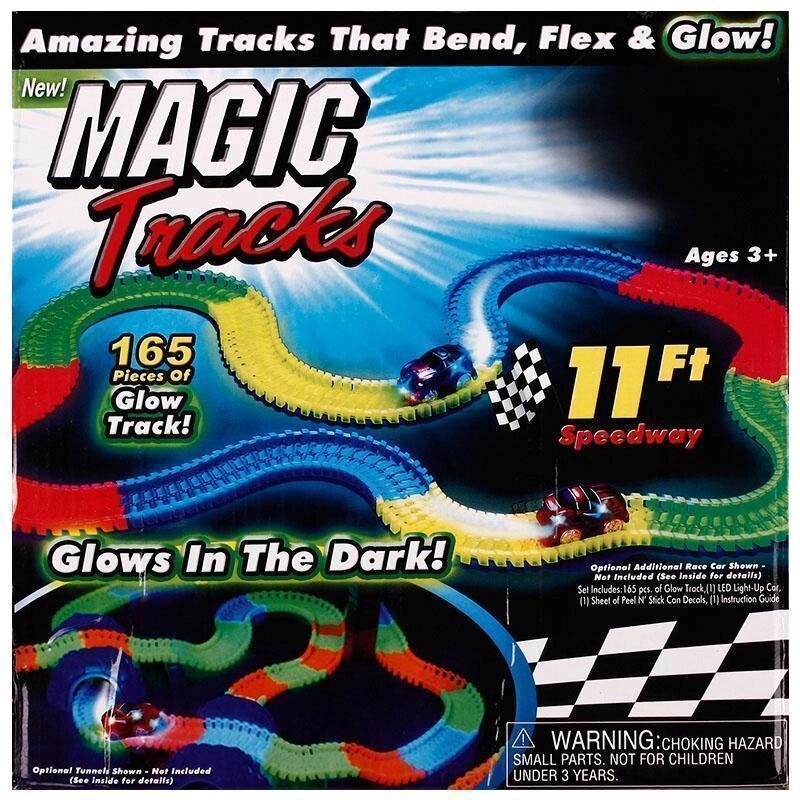 Гоночна траса Magic Tracks 165 деталей, дитячий конструктор від компанії Інтернет магазин "Megamaks" - фото 1