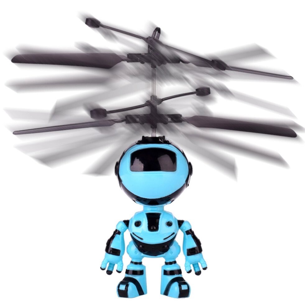 Інтерактивна іграшка літаючий вертоліт Робот від компанії Інтернет магазин "Megamaks" - фото 1