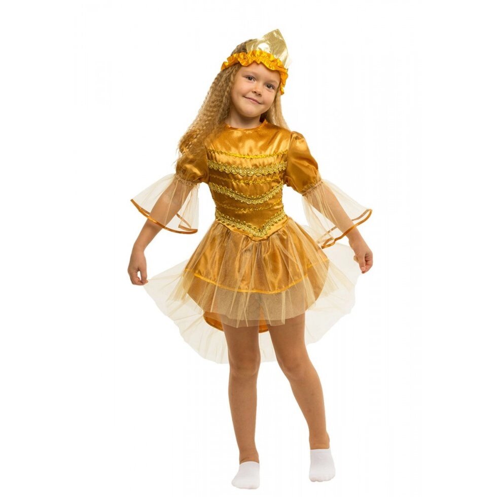 Карнавальний костюм для дівчинки Золота Рибка від компанії Інтернет магазин "Megamaks" - фото 1
