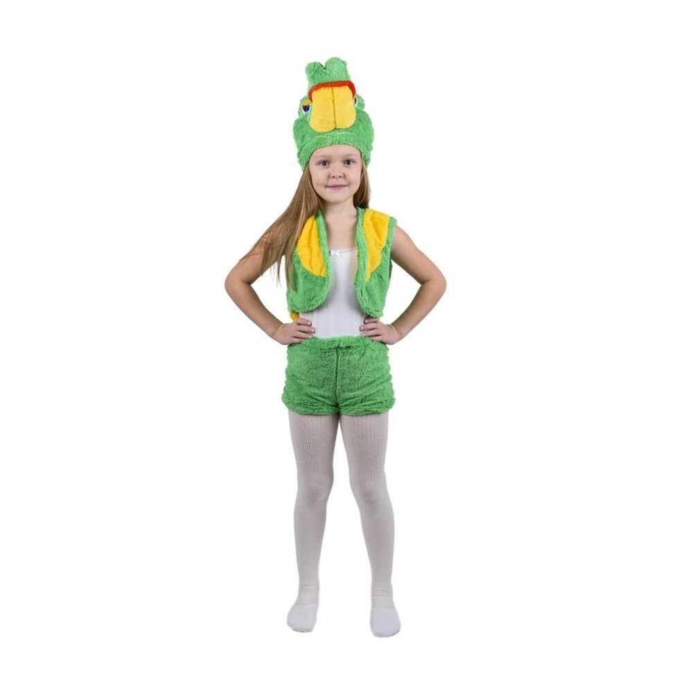 Карнавальний костюм Крокодила хутро для дівчинки від 3 до 7 років від компанії Інтернет магазин "Megamaks" - фото 1