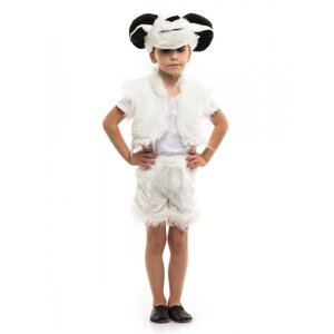 Карнавальний костюм Баранчика білий для хлопчика 104-122 см