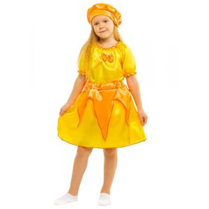 Карнавальний костюм для дівчинки Сонечко Лучик жовтий