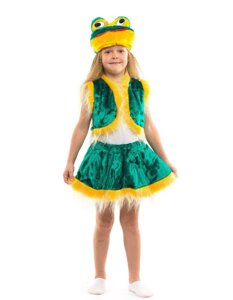 Карнавальний костюм Жаби хутро для дівчинки від 3 до 7 років