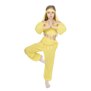 Карнавальний костюм Східної красуні жовтий дитячий