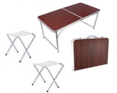 Кемпінговий набір стіл і 4 стільця Folding Table для пікніка від компанії Інтернет магазин "Megamaks" - фото 1
