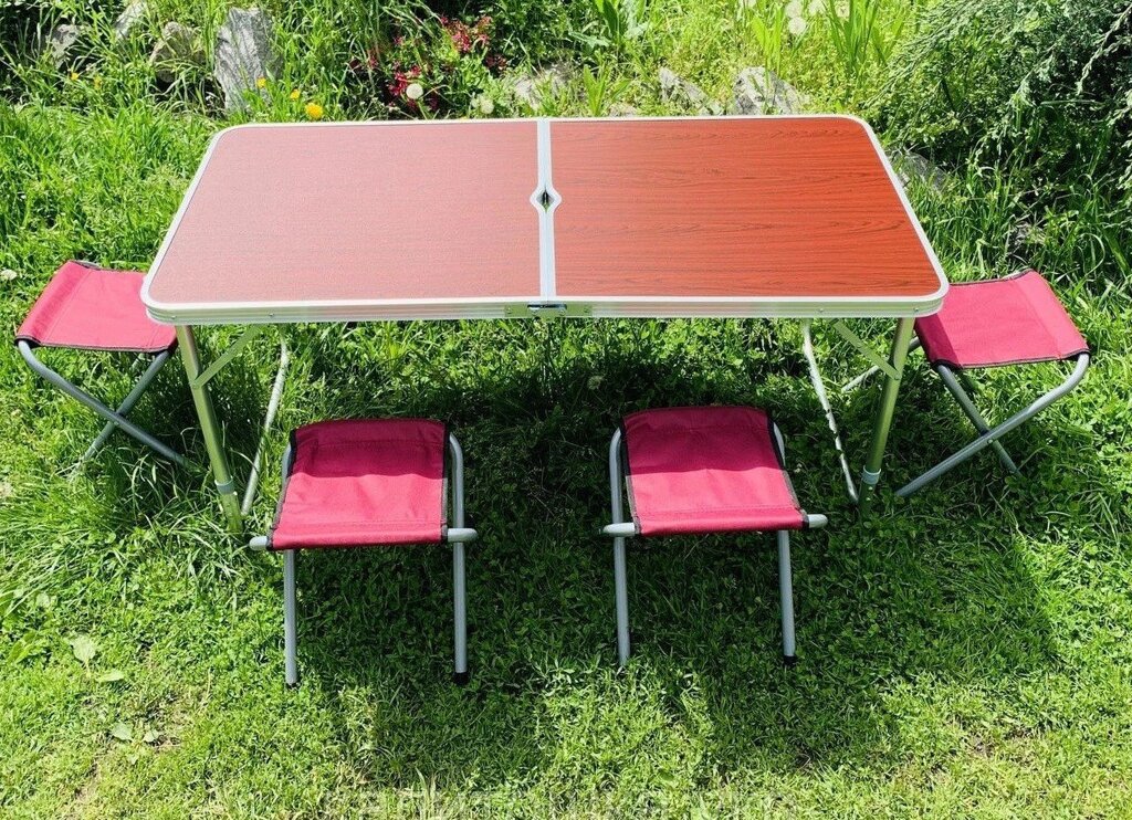 Кемпінговий набір стіл і 4 стільця Picnic Table для пікніка від компанії Інтернет магазин "Megamaks" - фото 1