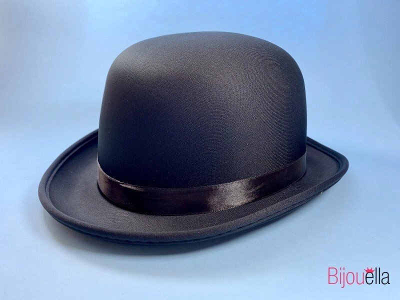 Класичний чорний казанок карнавальна капелюх для карнавальної вечірки маскараду від компанії Інтернет магазин "Megamaks" - фото 1