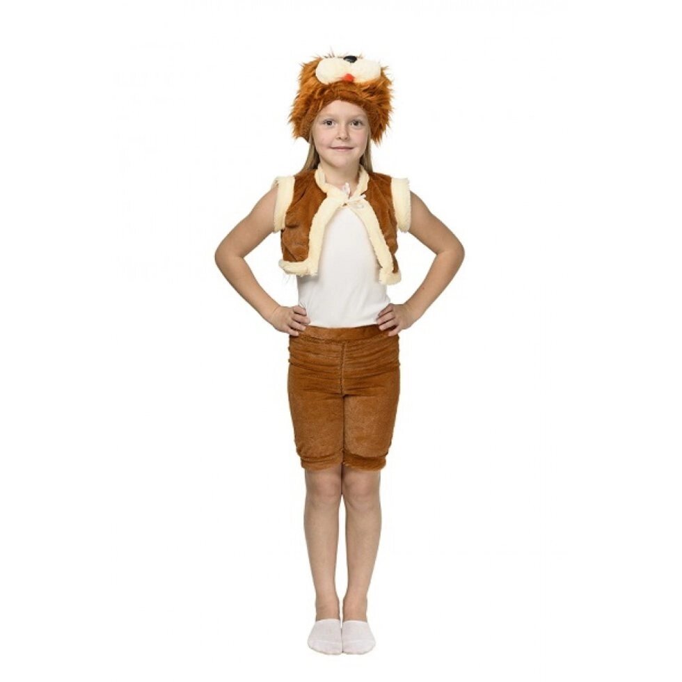 Комплект карнавального костюма Льва для дівчинки від компанії Інтернет магазин "Megamaks" - фото 1