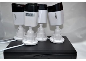 Комплект відеоспостереження D001 (4 камери), відеореєстратор
