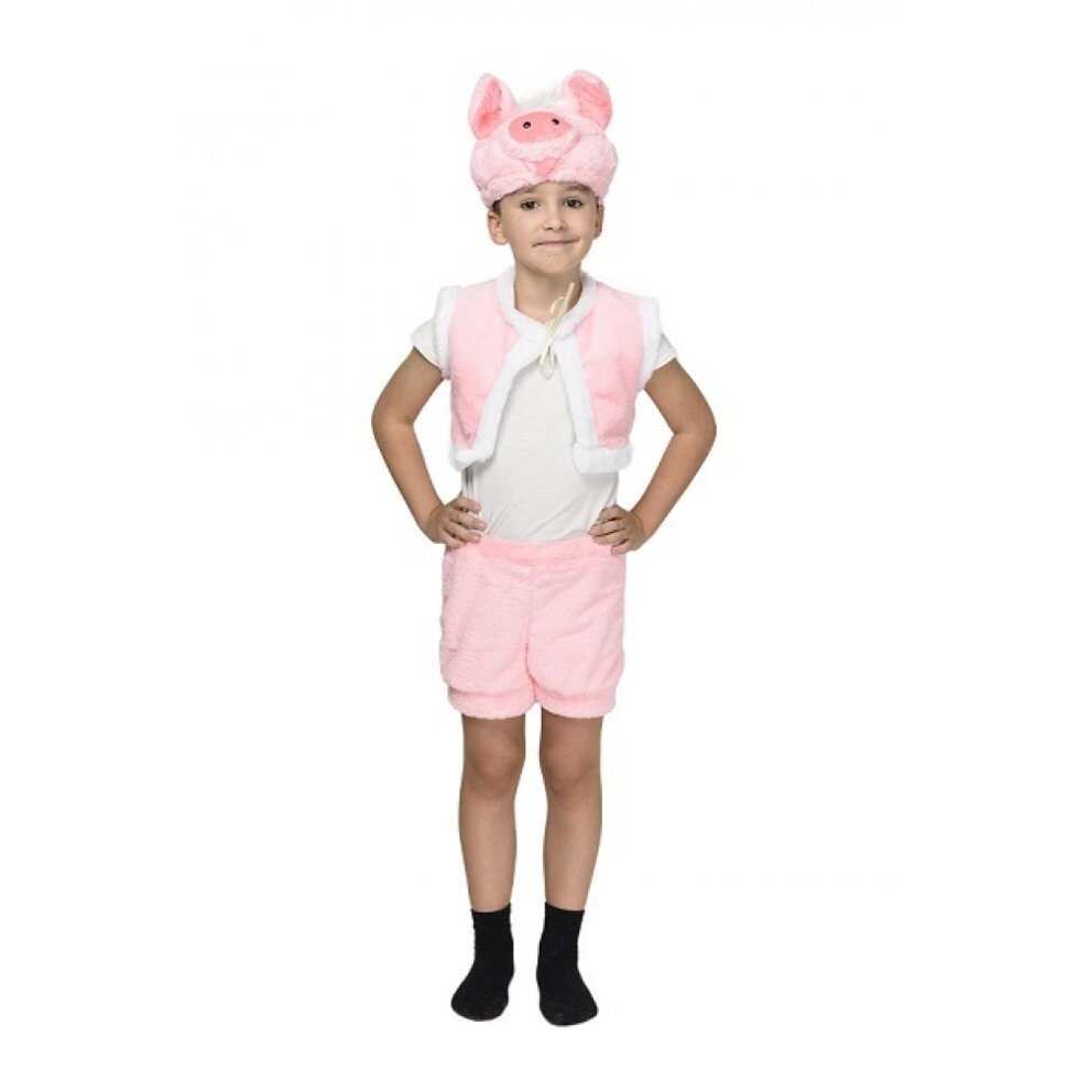 Костюм дитячий рожевий Порося для хлопчиків від 3 до 6 років від компанії Інтернет магазин "Megamaks" - фото 1