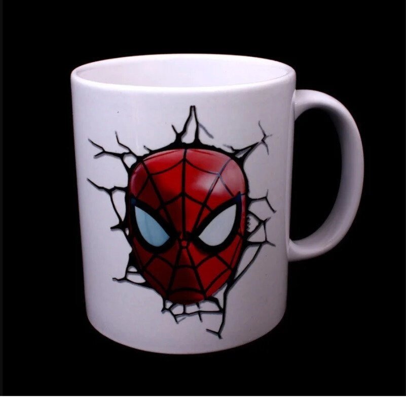 Кружка із зображенням Людини Павука Spiderman 300 мл від компанії Інтернет магазин "Megamaks" - фото 1