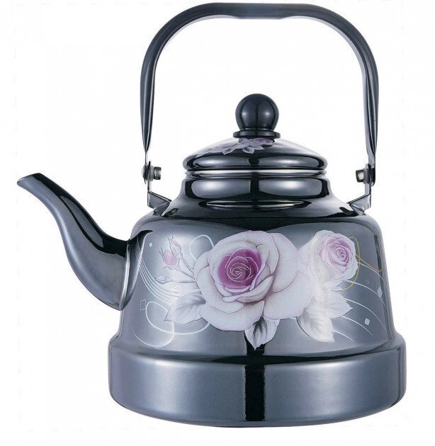 Кухонний чайник з малюнком Benson BN-106 емаль обсяг 2.5 л від компанії Інтернет магазин "Megamaks" - фото 1