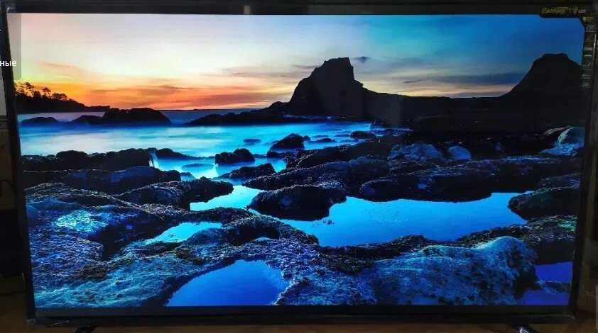 LED Телевізор L42 Smart TV Android 9.0 + Т2 + HDMI + USB безрамний телевізор 42 дюйма смарт від компанії Інтернет магазин "Megamaks" - фото 1