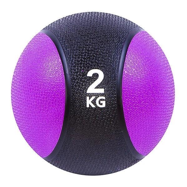 М'яч медбол на 2 кг медичний 19 см діаметр від компанії Інтернет магазин "Megamaks" - фото 1