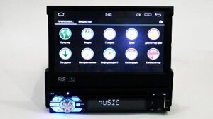 Магнітола в машину 1DIN DVD-950 Android GPS + Android + Wi-Fi + 1Gb / 16Gb + Bluetooth з виїзні екраном з диском