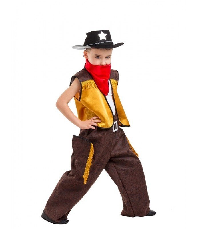 Маленький Ковбой маскарадний костюм для хлопчика на виступ, костюмовану вечірку від компанії Інтернет магазин "Megamaks" - фото 1