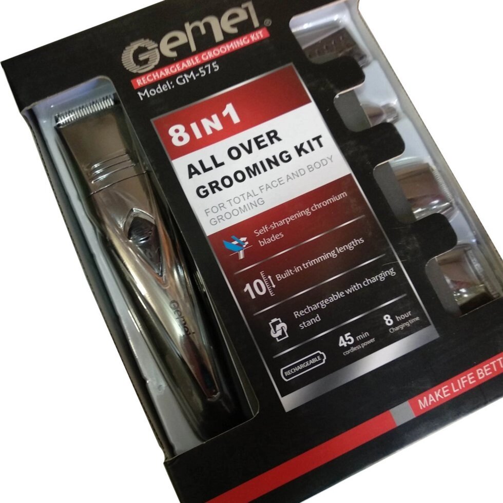 Машинка для стрижки волосся Gemei GM-575 професійний прилад від компанії Інтернет магазин "Megamaks" - фото 1