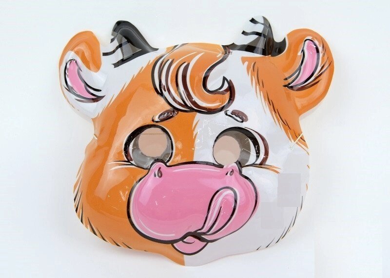 Маска карнавальна плямиста корова від компанії Інтернет магазин "Megamaks" - фото 1