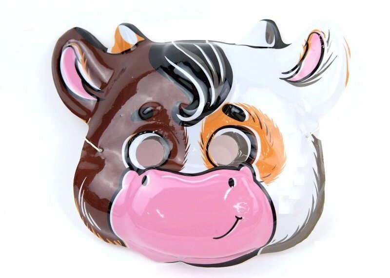Маска карнавальна рябої бик від компанії Інтернет магазин "Megamaks" - фото 1