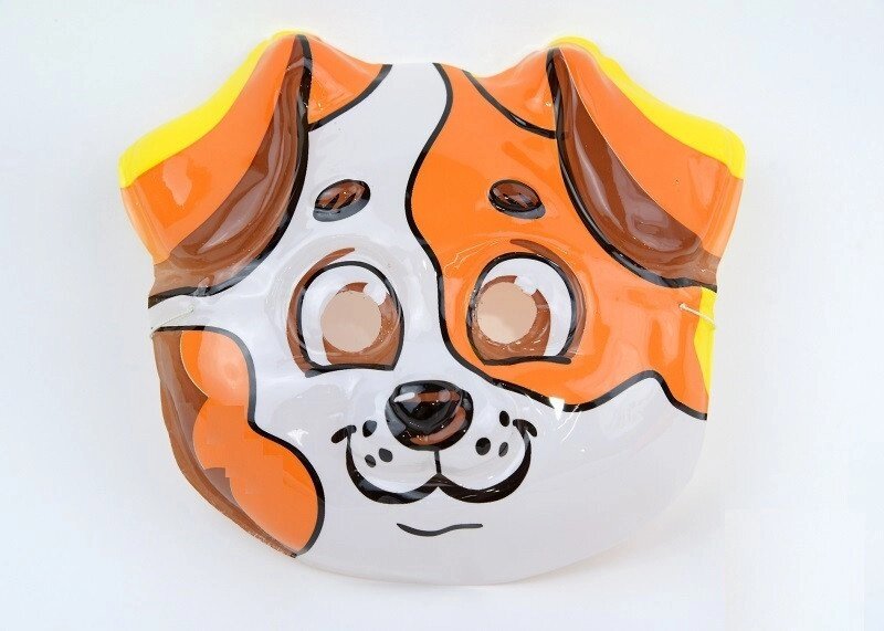 Маска карнавальна собака, милий бульдог від компанії Інтернет магазин "Megamaks" - фото 1