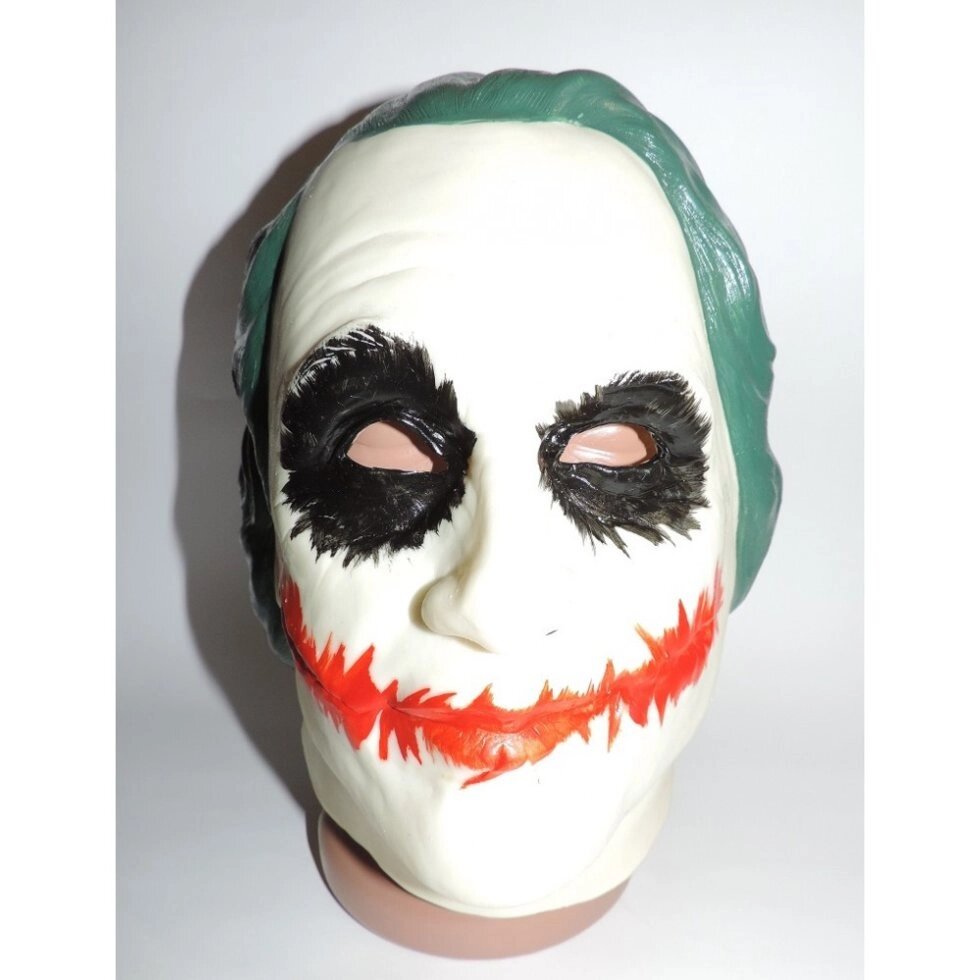 Маскарадна маска Джокера гумова на вечірку від компанії Інтернет магазин "Megamaks" - фото 1