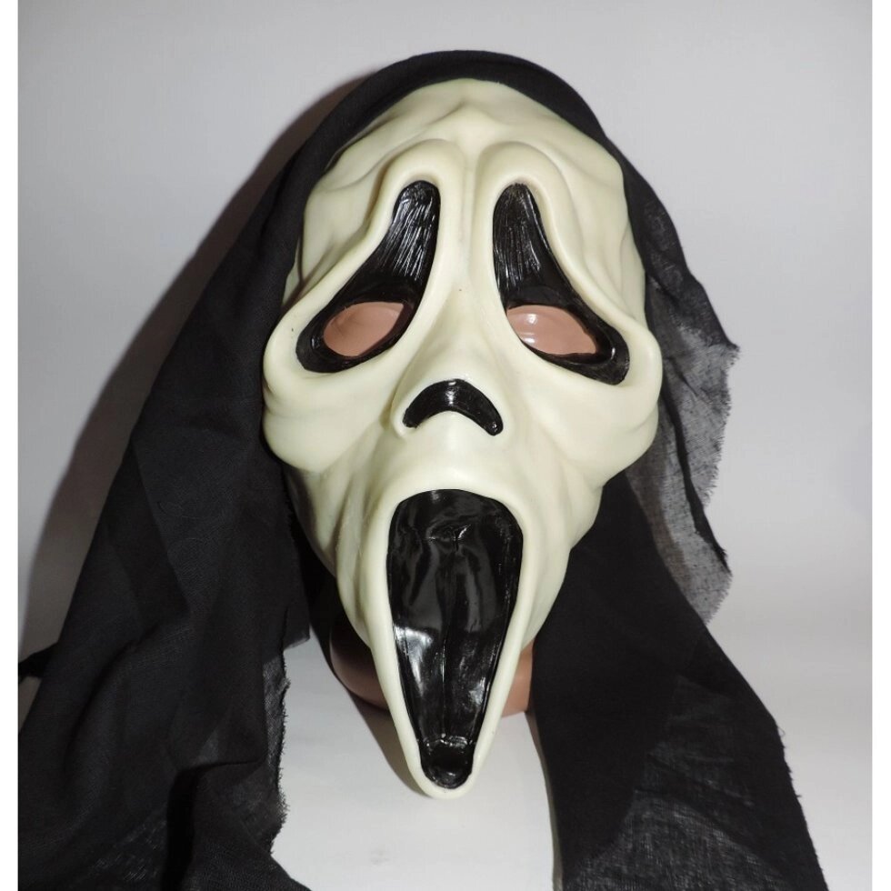 Маскарадна маска Крика гумова маска-шапка від компанії Інтернет магазин "Megamaks" - фото 1