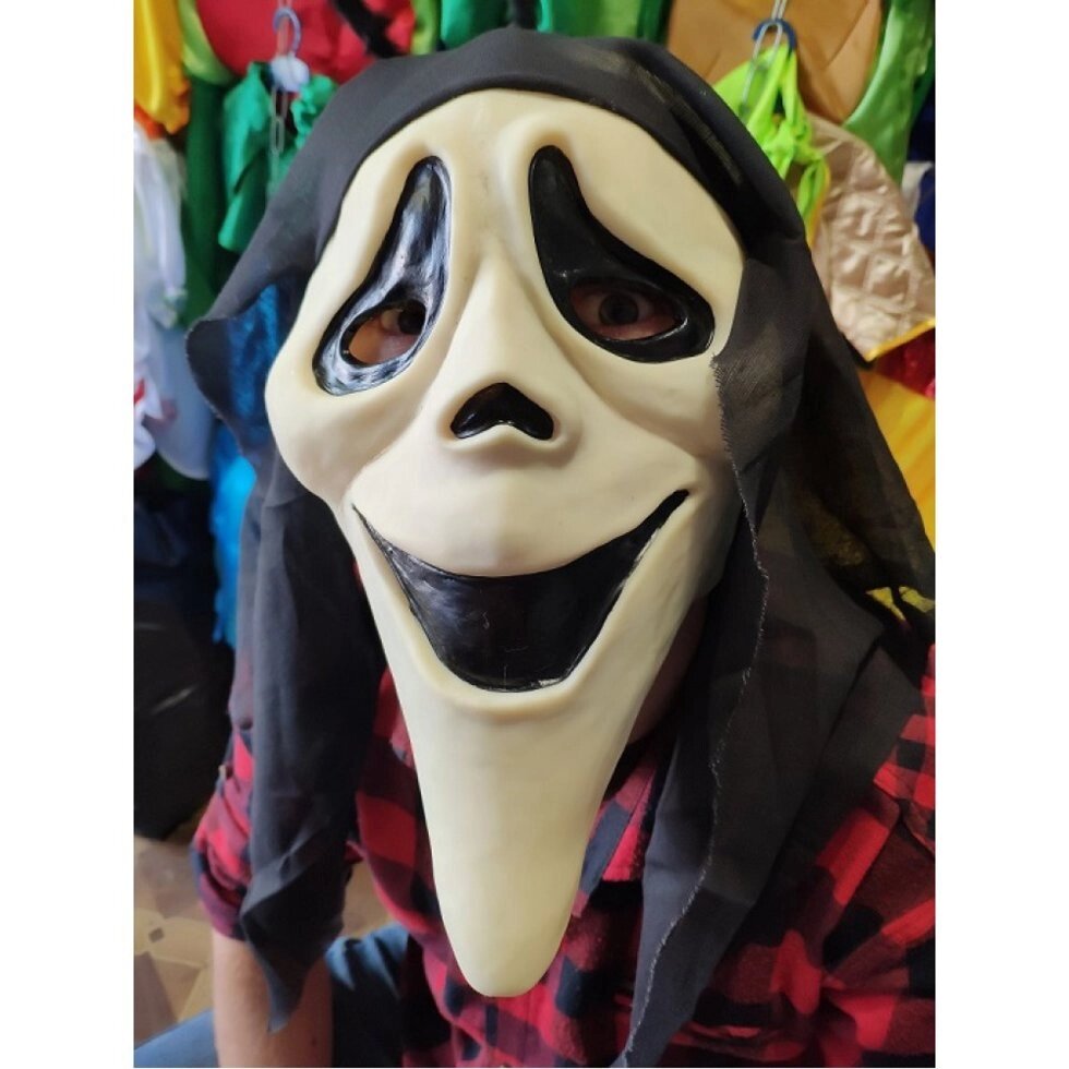 Маскарадна маска Крика укуренного гумова персонаж крик від компанії Інтернет магазин "Megamaks" - фото 1