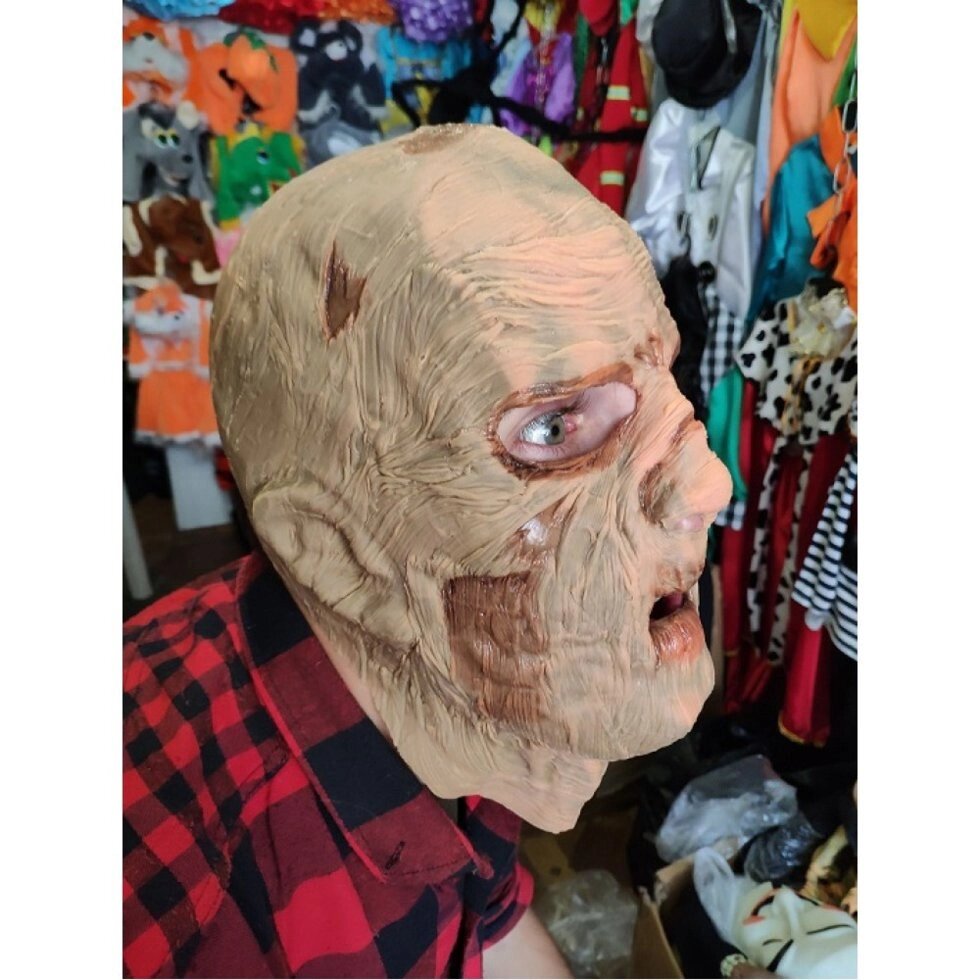 Маскарадна маска страшна Мумія гумова на голову від компанії Інтернет магазин "Megamaks" - фото 1